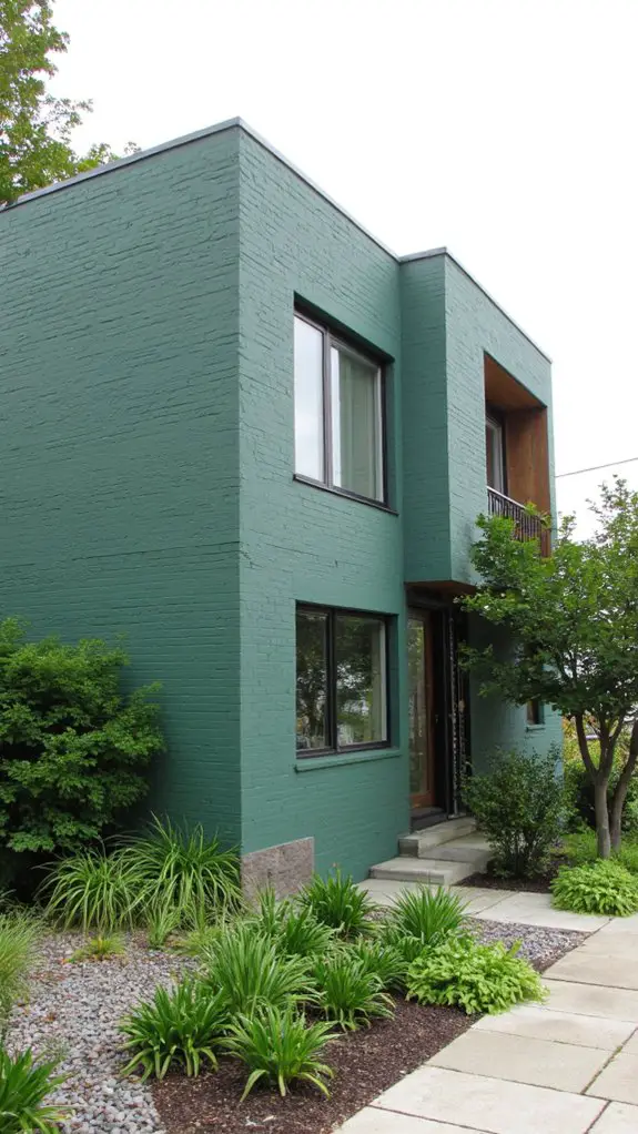 jade green modern minimalism