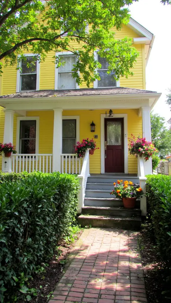 joyful and vibrant exterior