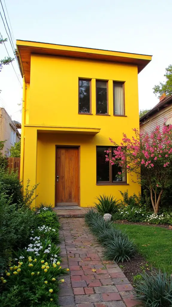 joyful yellow home charm
