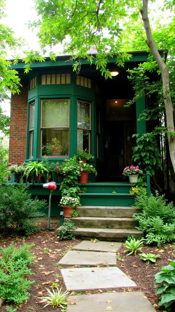 jungle green enhances architecture