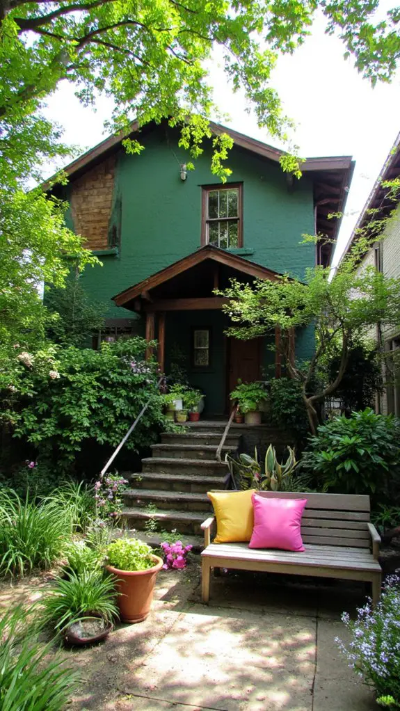 jungle green urban elegance