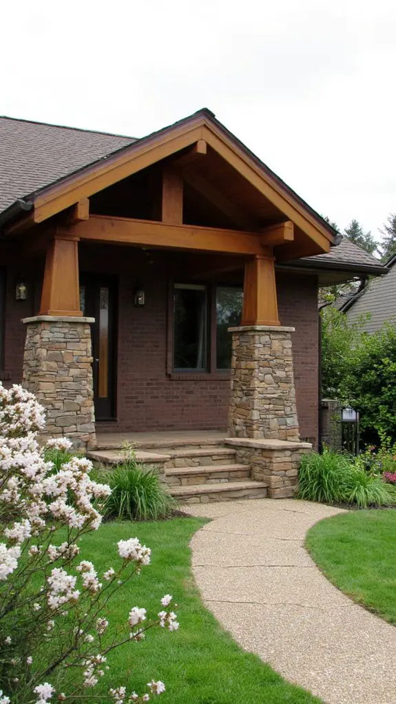 khaki brown enhances craftsman style