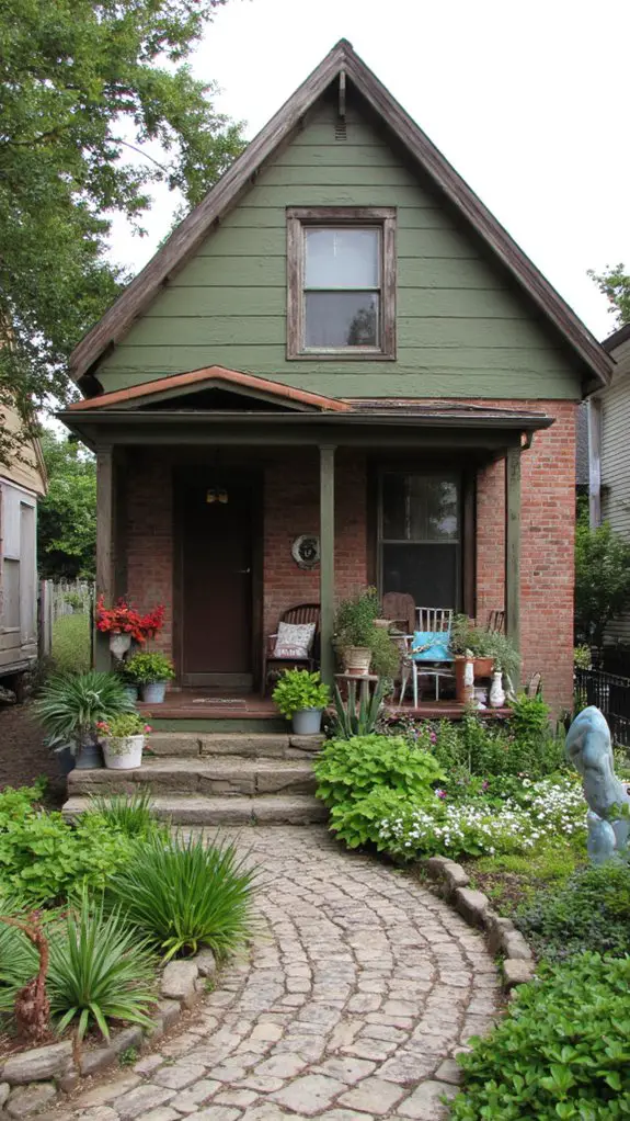 khaki green artistic expression