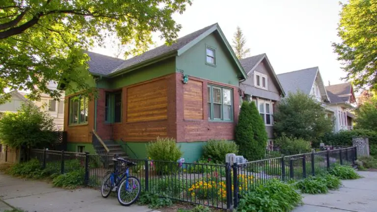 khaki green house exteriors