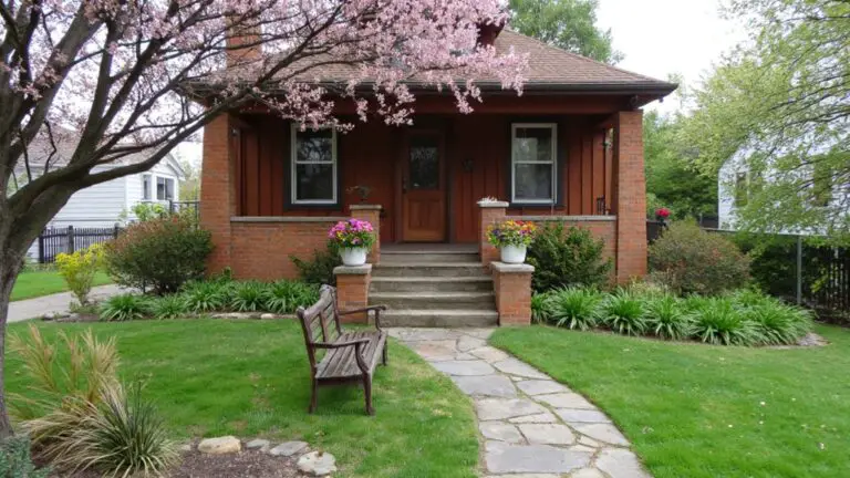 landscaping ideas for brown house