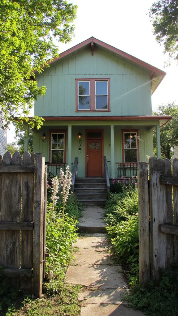 light green farmhouse elegance