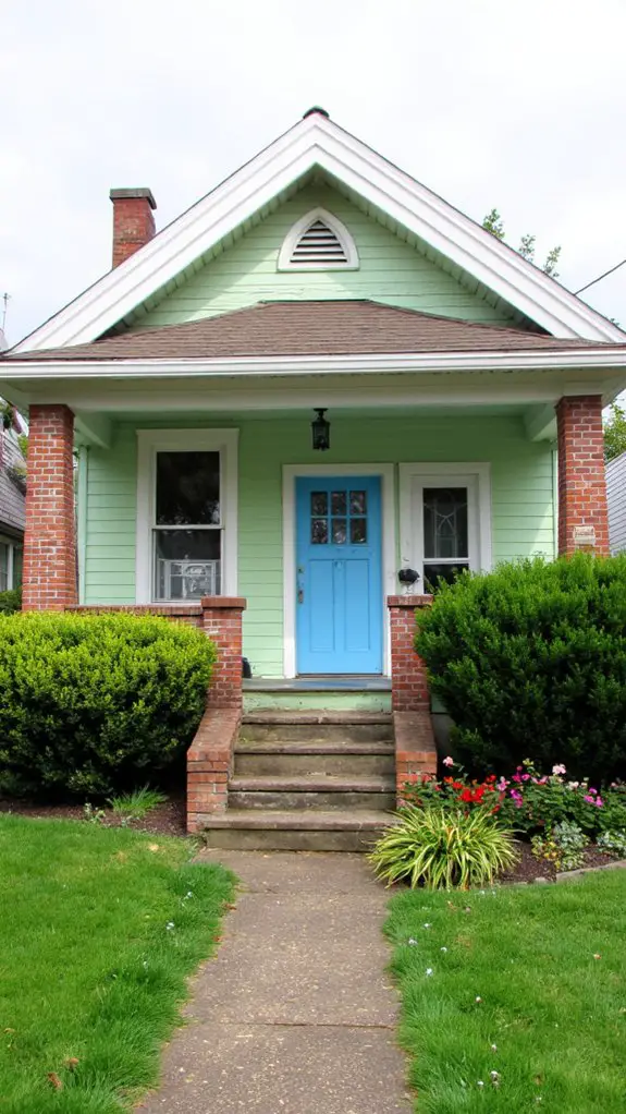 light green sky blue