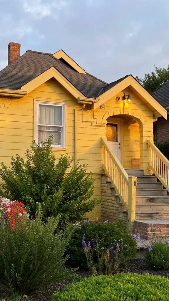 light yellow modern lighting