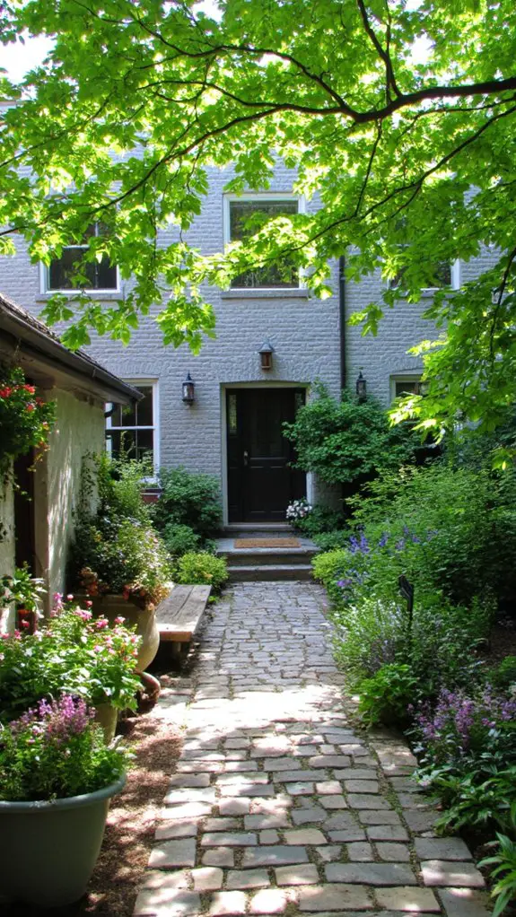 lush greenery enhances tranquility