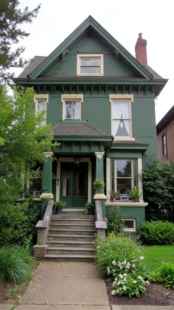 luxurious green villa retreat