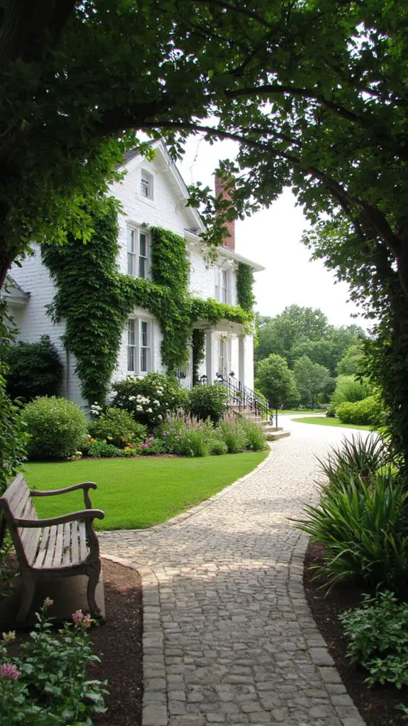 luxurious lush greenery landscaping