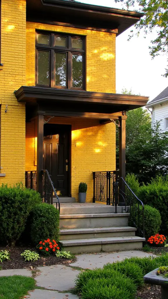 luxurious yellow brick enhancements