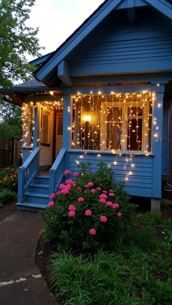 magical ambiance with lights