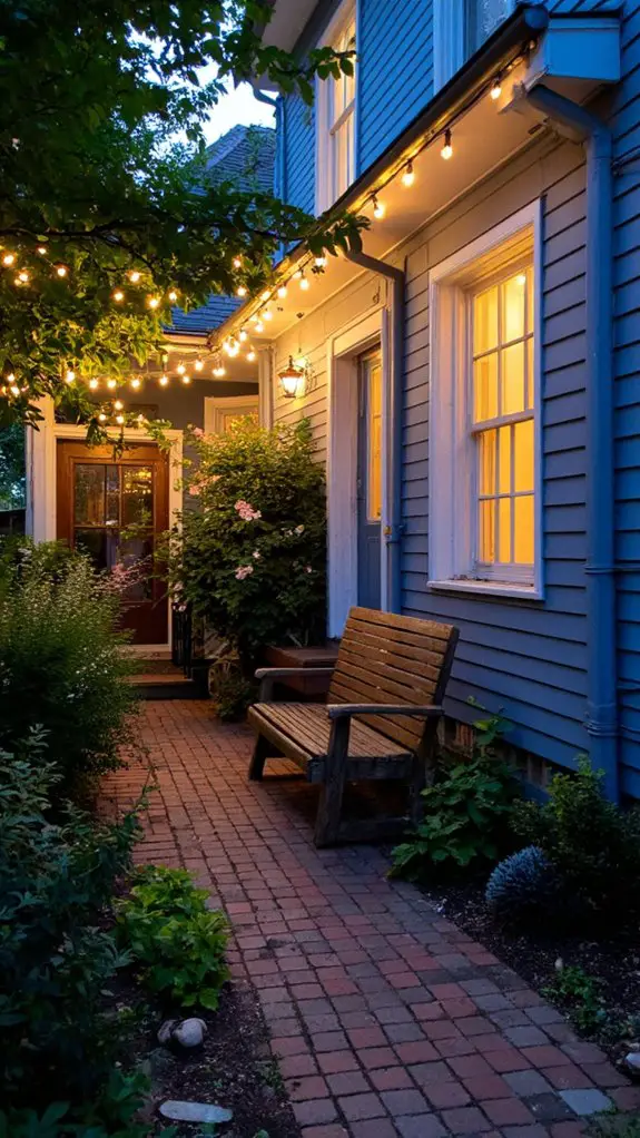 magical patio evening ambiance