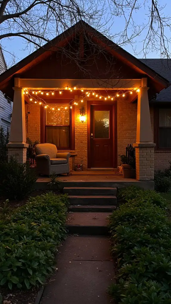 magical porch string lights