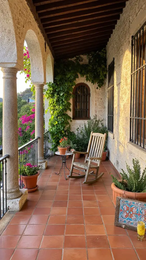 mediterranean porch design elements