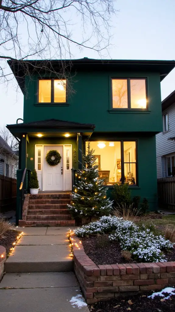 minimalist festive home decor