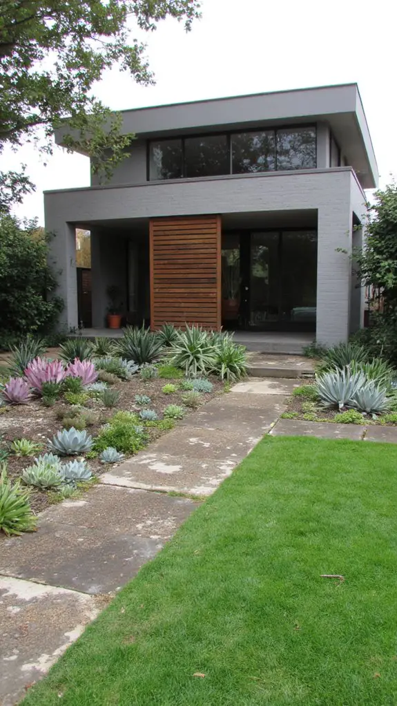 minimalist succulents enhance serenity