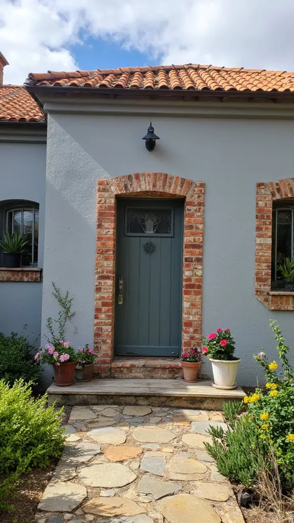 misty gray terracotta harmony