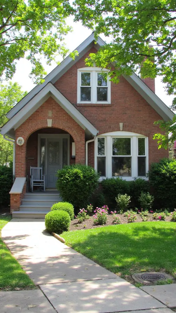 mocha brown and light gray