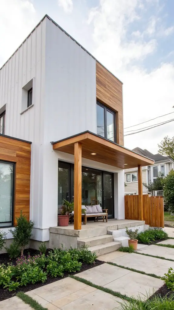 modern aesthetics with warmth