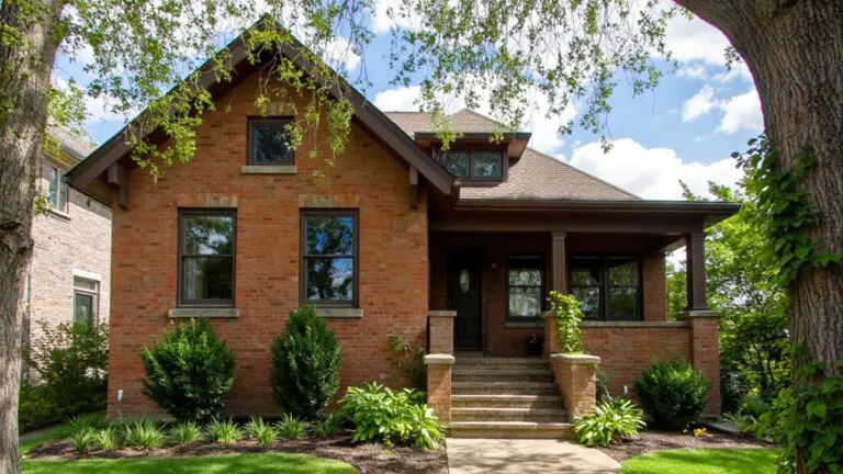 modern brown brick exteriors