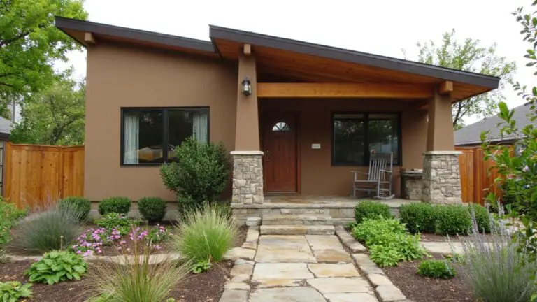 modern brown stucco designs