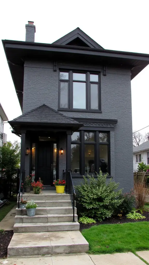 modern contrast enhances aesthetics