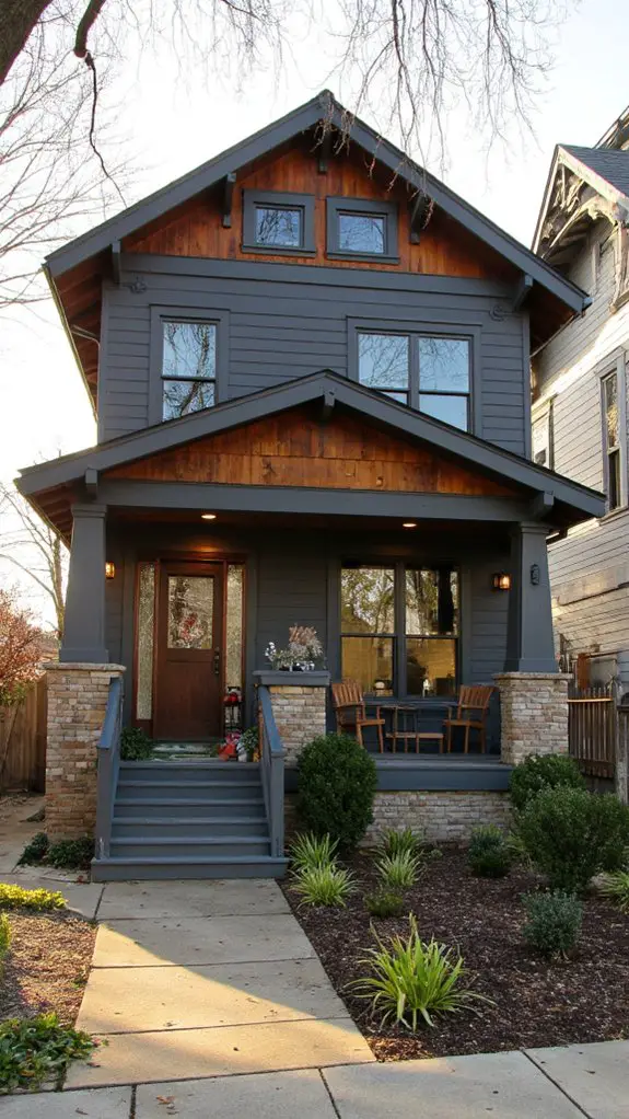 modern craftsman home design