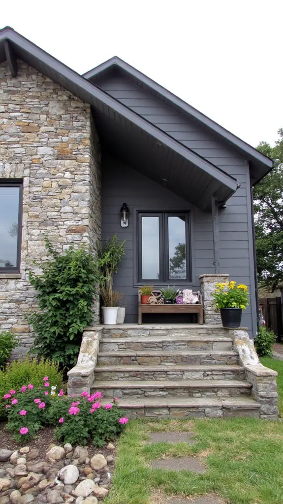 modern eclectic stone design