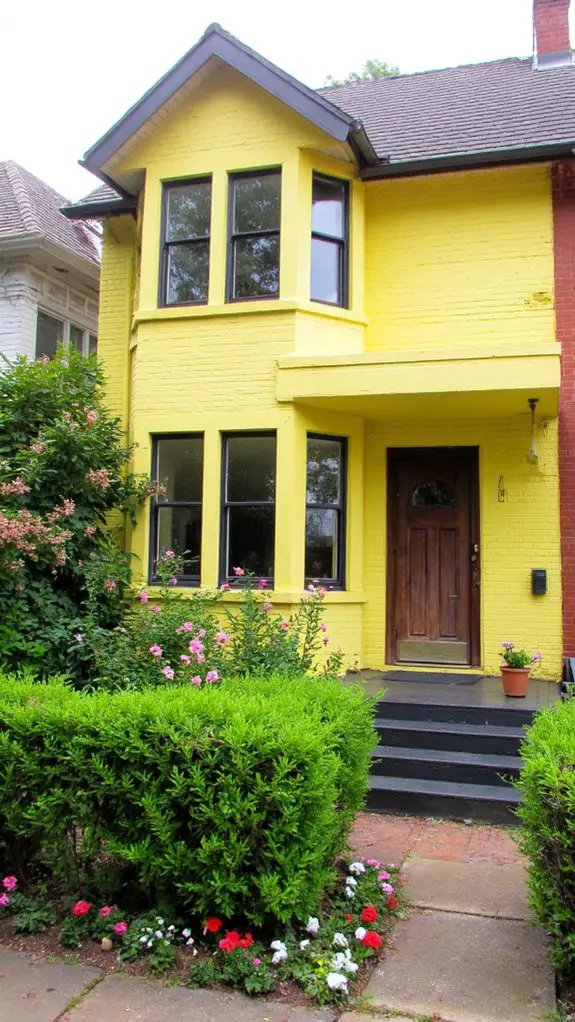 modern edge with contrast