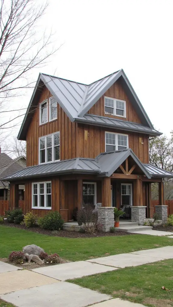 modern farmhouse design contrast