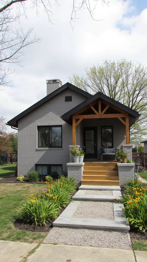 modern farmhouse exterior charm