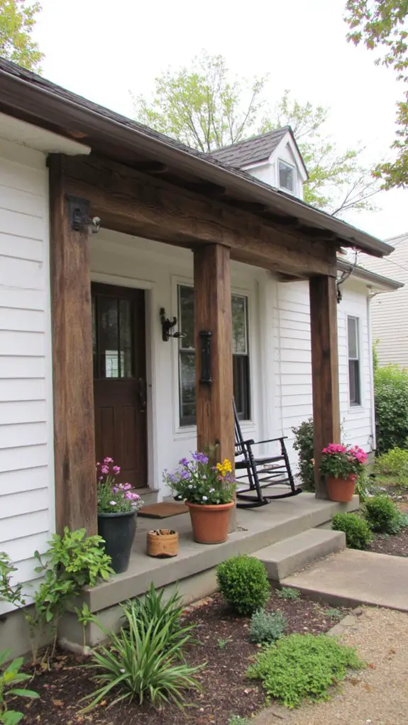 modern farmhouse white wood