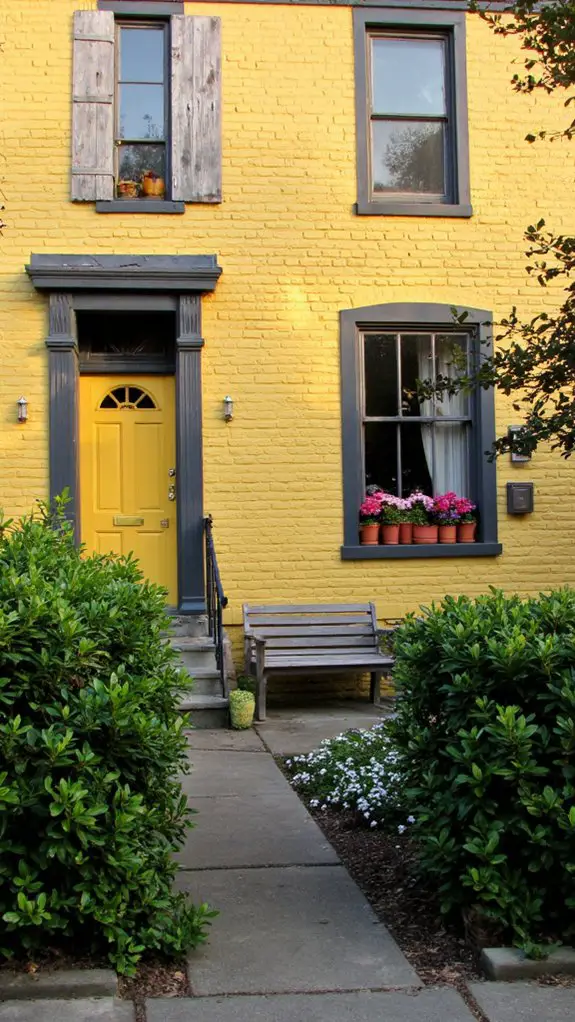 modern inviting color contrast