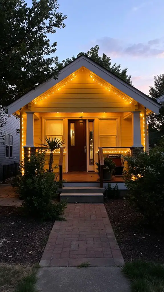 modern led strip accents