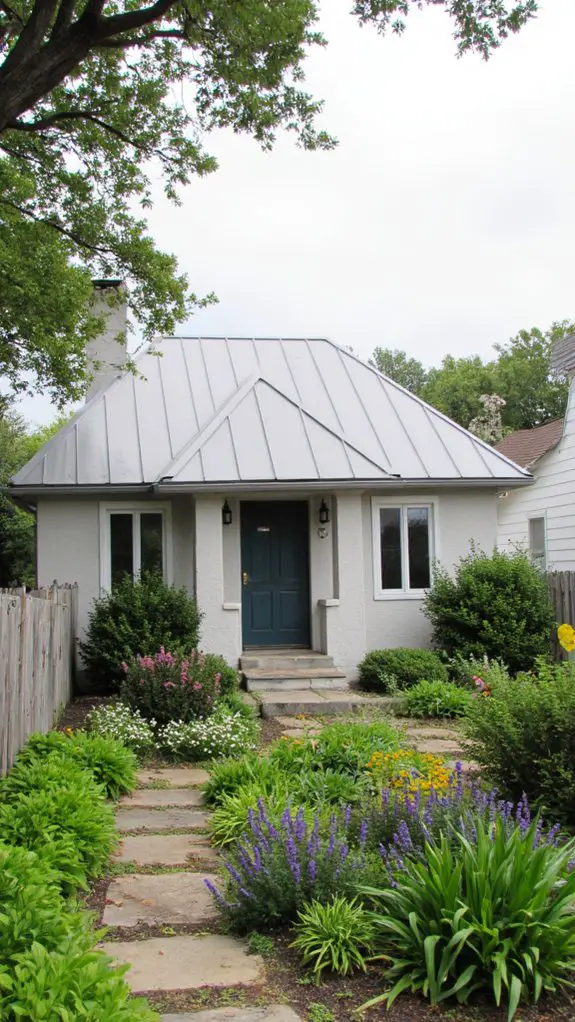 modern light gray exterior