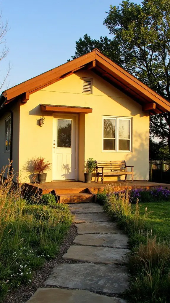 modern light yellow modulars