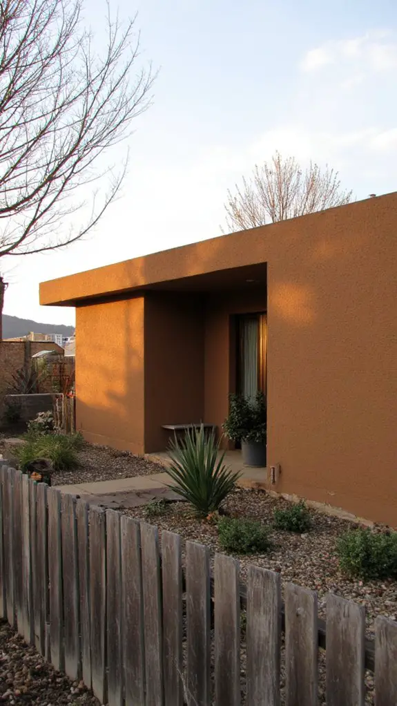 modern minimalist brown exteriors