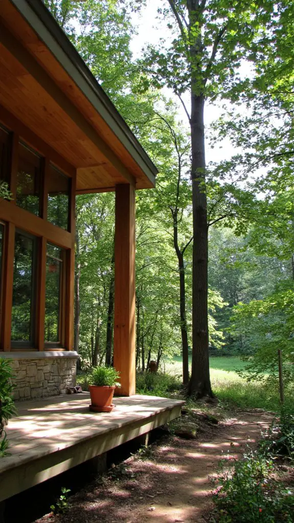 modern natural retreat design