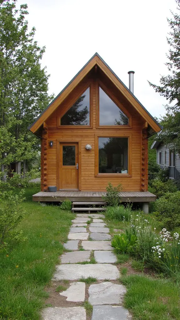 modern retreat in nature