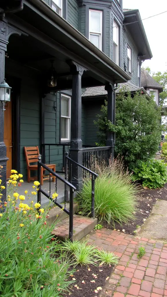 modern rustic with contrast