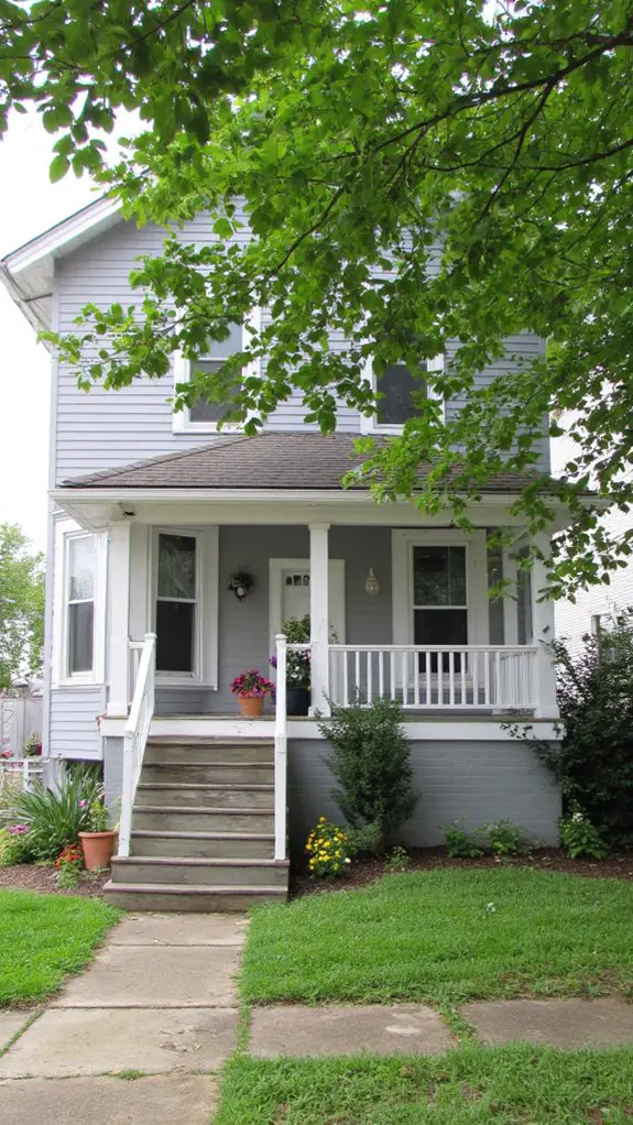 modern serene gray white combination