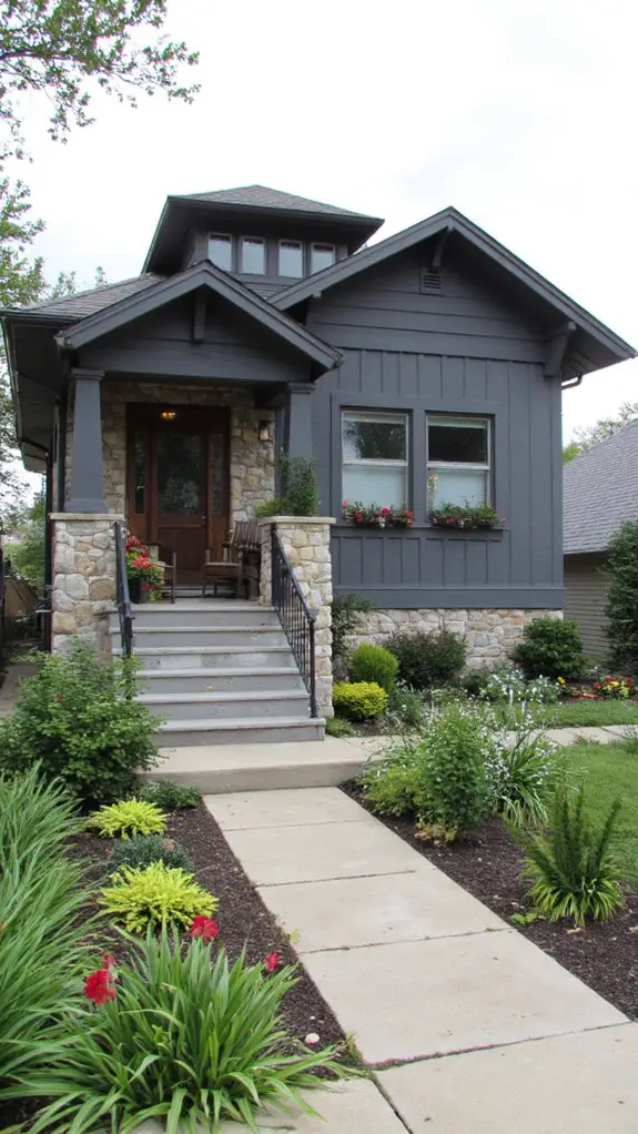 modern stone accented design