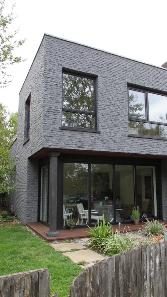 modern warmth through contrast