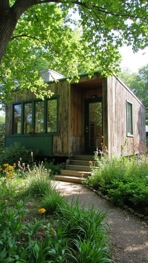 modern wood clad retreat