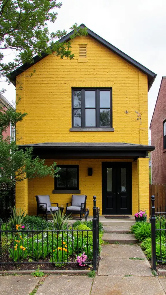 modernizing yellow brick architecture