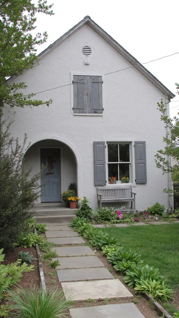 monochromatic gray exterior design