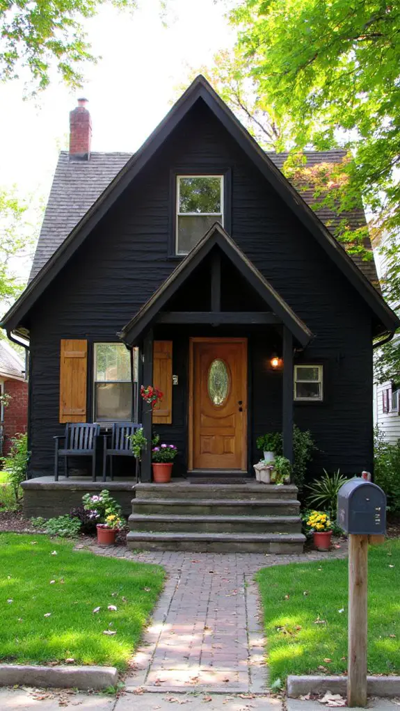 monochrome elegance with warmth