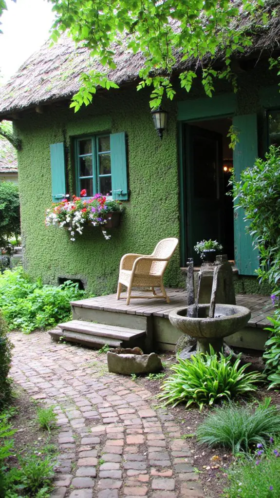 moss green cottage sanctuary